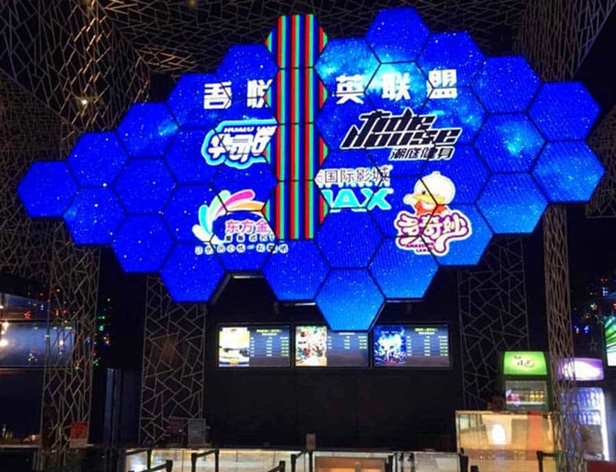 hexagon led display-2