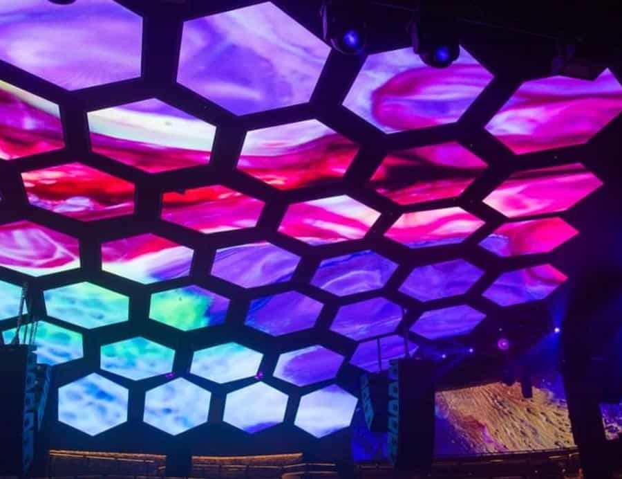 hexagon led display-6